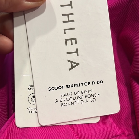 NWT Athleta Scoop Bikini Top Size XL Cup D-DD - Picture 10 of 13
